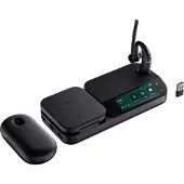 Yealink BH71 Workstation Pro On Ear headset Bluetooth Mono Zwart Ruisonderdrukking (microfoon) Oplaadbox Telefoon