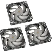 Phanteks PH-F120T30_BG_3P PC-ventilator Zwart (b x h x d) 120 x 120 x 30 mm