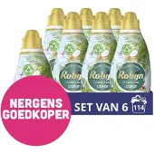 Robijn 6x Klein & Krachtig Wasmiddel Kokos Sensation 19 Wasbeurten 665 ml