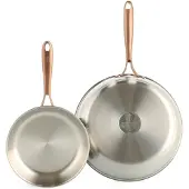 BK Rose Koekenpannenset Ø 20/28 cm Zilver