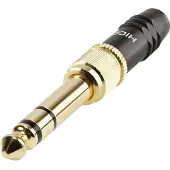 Hicon HI-J3563S Jackplug 3,5 mm Stekker, recht Aantal polen: 3 Zwart 1 stuk(s)