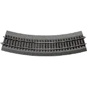 Roco H0 RocoLine (met ballastbed) 42523 Gebogen rails 6 stuk(s)