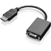 Lenovo 0B47069 HDMI / VGA Adapter [1x HDMI-stekker - 1x VGA-bus] Zwart 0.2 m