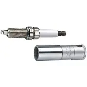 Gedore D 55 1793586 Vierkant massief 10 mm (3/8 inch) Bougiesleutelinzet Houderfunctie 14 mm 3/8 14 mm 3/8 (10 mm)