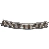 Roco H0 GeoLine (met ballastbed) 61128 Gebogen rails 6 stuk(s)