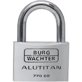 Burg wachter 36121 Hangslot 70.00 mm Verschillend sluitend Aluminium Sleutelslot