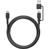 GP GPCBCCBVBKUSB971 USB-kabel USB 2.0 USB-C, USB-A stekker 1.50 m Zwart