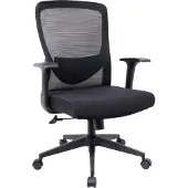 Speaka Professional Bureaustoel SP-MOC-002 Zwart SP-14124760 1 stuk(s)