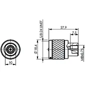 Telegärtner 100123532 100123532 FME-adapter - 1 stuk(s)