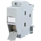 Metz 130B117003-E Netwerkdoos DIN-rails CAT 6A Grijs-wit (RAL 7035)