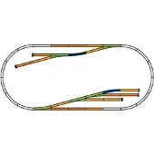 Piko H0 Piko A-rails 55330 Uitbreidingsset Set D 205 cm 1 set(s)