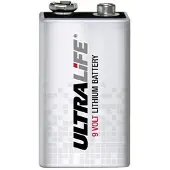 Ultralife U9VL-J-P 6LR61 9V batterij (blok) Lithium 1200 mAh 9 V 1 stuk(s)