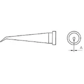 Weller LT-1LX Soldeerpunt Langwerpige, conische, gebogen vorm Grootte soldeerpunt 0.2 mm Inhoud: 1 stuk(s)