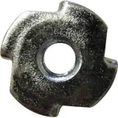 Toolcraft 812876 Inslagmoeren M4 Staal 100 stuk(s)