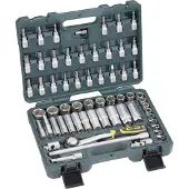 BRÜDER MANNESMANN M 2045-SL Dopsleutelset Metrisch 3/8 (10 mm) 61-delig