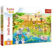 Trefl 14373, 24 stukjes, Puzzel met tekenfilms, Geschikt voor kinderen vanaf 3 jaar
