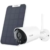 Reolink 5MP Wifi-batterijcamera Voor Buiten - Slimme Detectie - Geen Maandelijkse Kosten - Argus Series B320 + Zonnepaneel