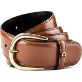Etienne aigner Business Omkeerbare riem Leder 90 cm bruin