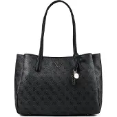 GUESS Schoudertas 'Noelle II' donkergrijs / zwart