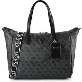 GUESS Dames Shopper tas Latona met zwart logo (OSFA), Casual, Polyurethaan TWHB9211017