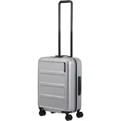 Samsonite Quadrix 4 wielen Cabinewagen 55 cm zilverkleurig