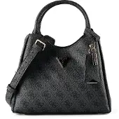 GUESS Handtas 'MERIDIAN II' zwart