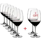 Riedel Rode Wijnglazen Vinum - Cabernet / Merlot - 650 ml - Pay 6 Get 8