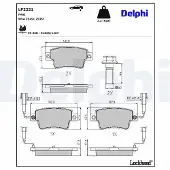 Delphi LP2231 Remblokken