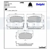 Delphi LP975 Remblokken