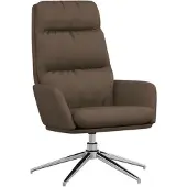 vidaXL Relaxstoel stof taupe