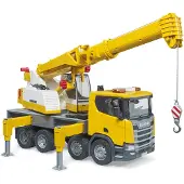 BRUDER Vrachtwagen Scania 560R Liebherr kraan met truck