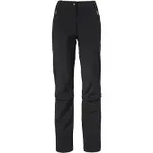 Vaude - Women's Farley Stretch Capri T-Zip Pants III - Afritsbroek 50 - Regular, zwart