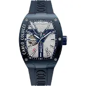 Carlo colucci Analoog horloge ' Donazzan ' blauw / gemengde kleuren