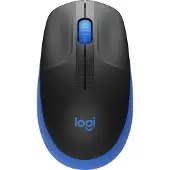 Logitech Souris sans fil ergonomique M190 récepteur USB Bleu