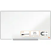 Nobo Impression Pro Widescreen Magnetisch Whiteboard Emaille Met Accessoire Houder - 710x400mm - Wit