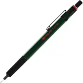 Rotring 500 vulpotlood - HB - 0,5 mm - Groene zeshoekige kunststof behuizing en antislip getextureerde metalen grip