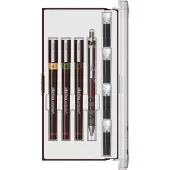Rotring Isogrpah Junior pennenset - 3 fineliners en Tikky mechanisch vulpotlood - incl. 4 inktpatronen
