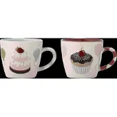 Bloomingville Darby kop 20 cl 2-delig Rood