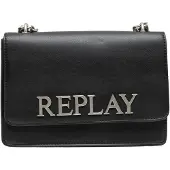 Replay Schoudertas zwart / zilver