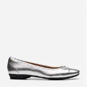 Clarks Dames candra lichte schoenen - Silver Metallic