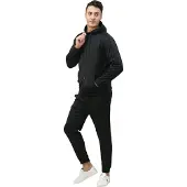 Softee Elegant Sweatshirt Met Rits Zwart S Man