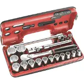 Facom SL.DBOX112PB Dopsleutelset Metrisch 1/2 (12,5 mm) 21-delig