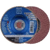 PFERD TOOLS 67606100 PFF 100 A 60 SG STEELOX/16,0 Lamellenschijf Diameter 100 mm Boordiameter 16 mm Korrelgrootte (num) 60 RVS, Staal 10 stuk(s)