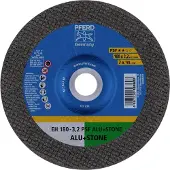 PFERD TOOLS EH 180-3,2 PSF ALU+STONE 61823222 Doorslijpschijf gebogen 180 mm 25 stuk(s) Aluminium, Non-ferrometaal, Titanium, Titaniumlegering, Gietijzer,