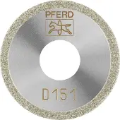 PFERD TOOLS 68403015 D1A1R 30-1-10 D 151 GAD Diamanten doorslijpschijf Diameter 30 mm Boordiameter 10 mm Duroplast, Glas, Hardmetaal, Schurende materialen,