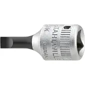 Stahlwille 41 K 1X5.5 SCHRAUBENDREHEREINSATZ 1/4 ZOLL 01280010 1/4 (6,3 mm) Schroevendraaierdop 1/4 (6,3 mm)