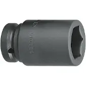 Gedore K 21L 22 6185350 1 (25 mm) Kracht-dopsleutelinzet Mechanische vergrendeling 22 mm 1 15/16 22 mm 1 (25 mm)