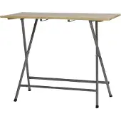 FUNSTAR 101739 Tuintafel Staal, Dennenhout Grijs, Natuur