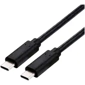 Roline USB4 Gen3x2 kabel, type C naar C, ST/ST, 8K UHD-2, 40 Gbit/s, 240W, zwart, 0,5 meter