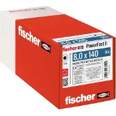 Fischer 566335 PowerFast II Riembouten 8 mm 140 mm Interne vertanding Staal Galvanisch verzinkt 50 stuk(s)